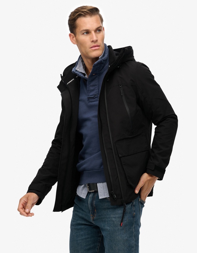 Superdry - Slim Fit Hood Ultimate Embroidered Windbreaker