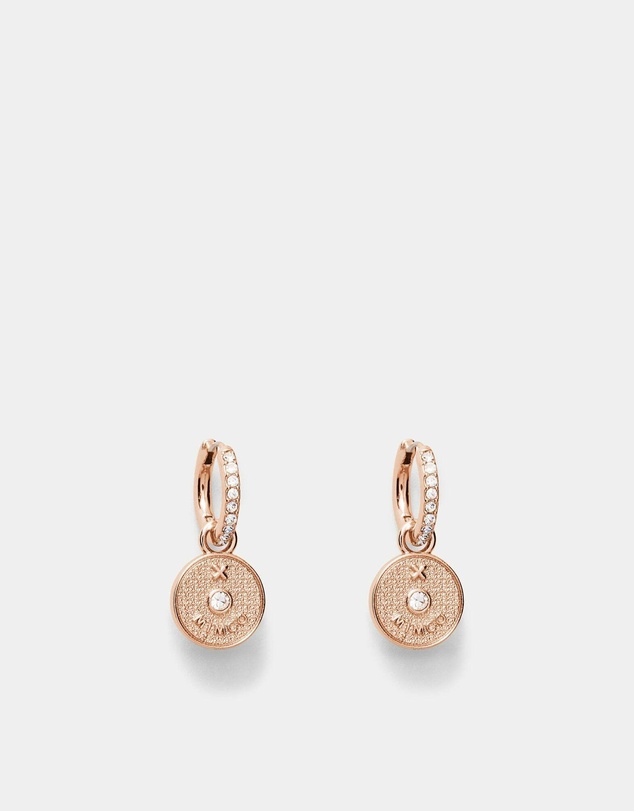 MIMCO - Amulet Charm Hoop Earrings