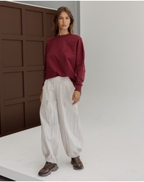 ALEXANDRA - Vire Jumper Red Wine