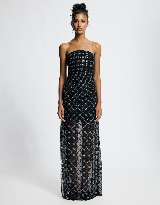 Revibe - Repaired Lover Isadora Strapless Maxi Dress - AU 10