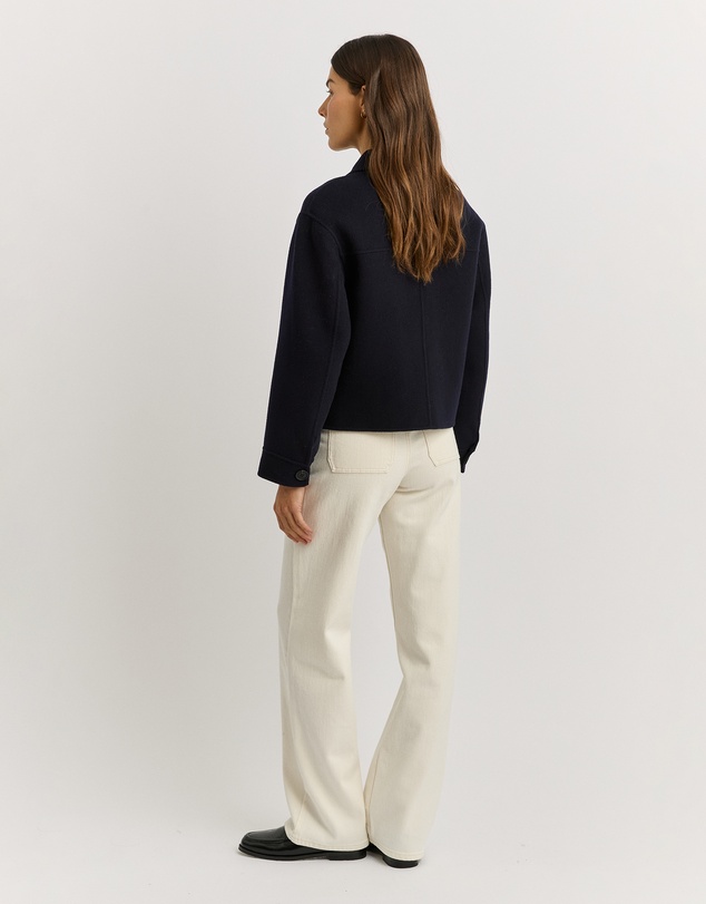 Toorallie - Button Front Wool Jacket