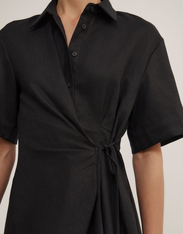Witchery - Tie Mini Shirt Dress