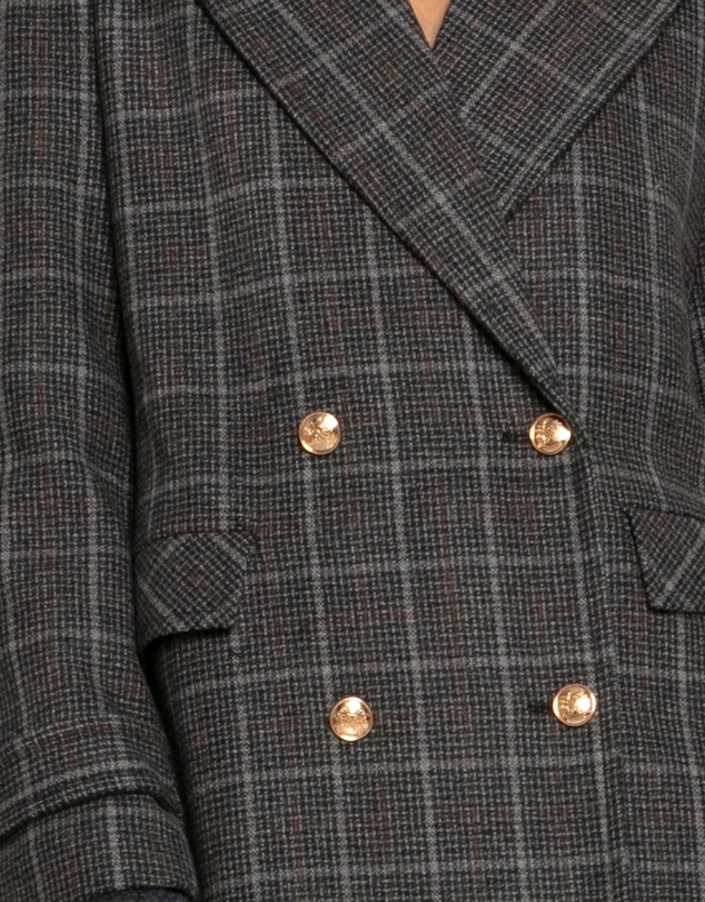 Belle & Bloom - Command Wool Blend Double Breast Maxi Coat