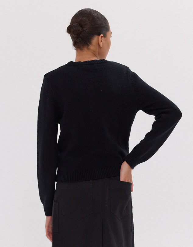 Cloth & Co. - The Vintage Cardigan | Black