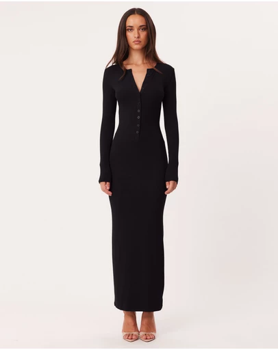 SNDYS - Henley Maxi Dress