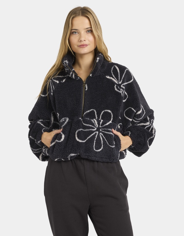 Billabong - Womens Good Life Half Zip Fleece Jumper