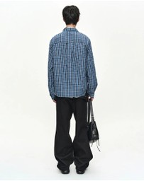 Andersson Bell - Blue Check Layered Shirt