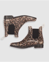 AusWooli Ugg Boots - Doublebay Rainboots With Sheepskin Insole