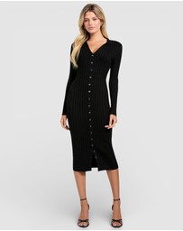 GUESS - Eco Miranda Ribbed Sweater Dress