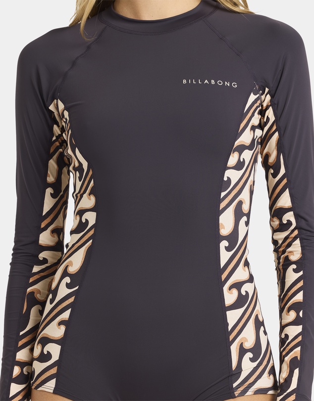 Billabong - Womens Dark Wave Long Sleeve Rash Vest