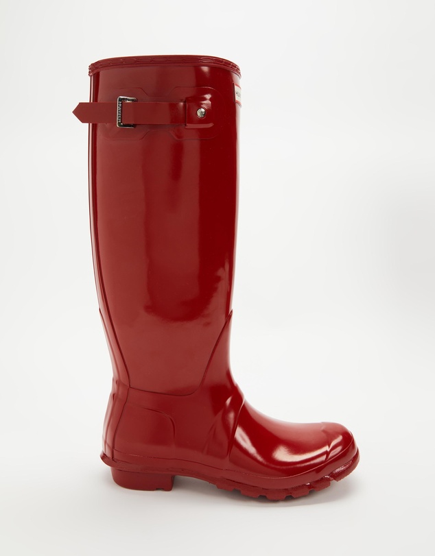 Hunter - Original Tall Gloss Wellington Boots - Women's