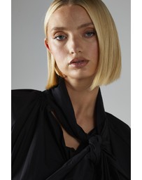 Glamorous - Tie-Neck-Swing Mini-Dress