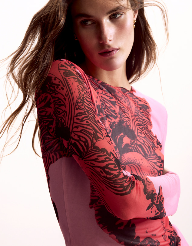 Desigual - Expanded flower T-shirt