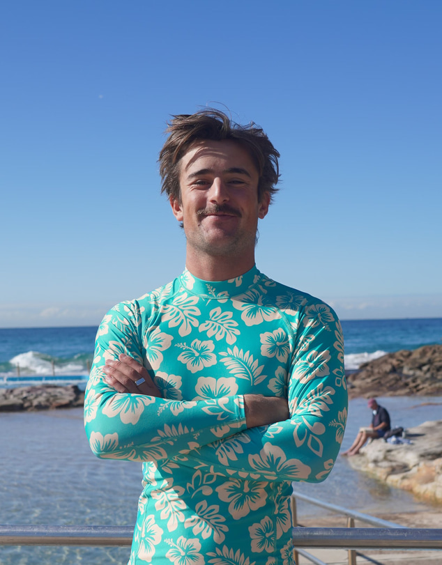 Budgy Smuggler - Lei-zy Days Men's Rash Vest