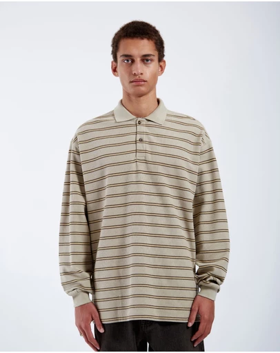 Dr Denim - Reno Polo Top Silver Lining