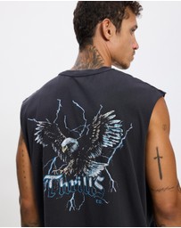 Thrills - Run For The Hills Box Fit Oversize Muscle Tee