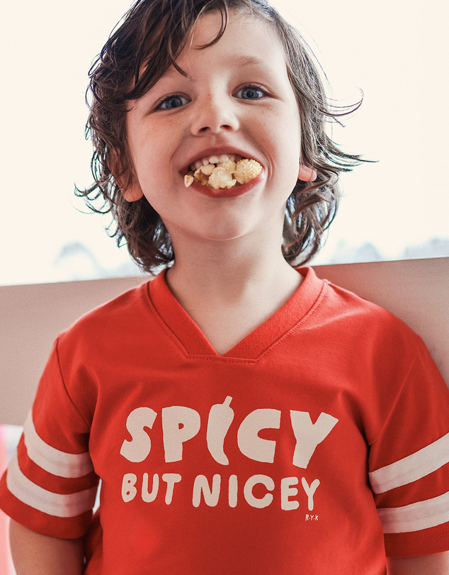 Rock Your Kid - Donnie Tee in Fiery Red