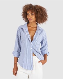 CAMIXA - Rina Striped Linen Shirt