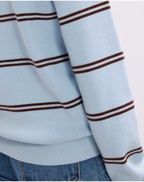 The Fated - Marlo Stripe Knit Polo