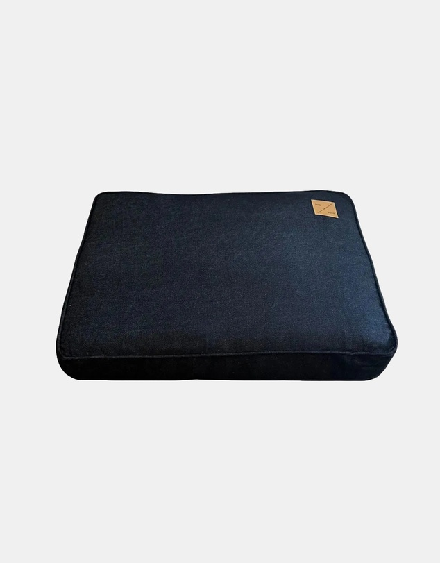 Mog & Bone - Classic Cushion Dog Bed - Black Denim