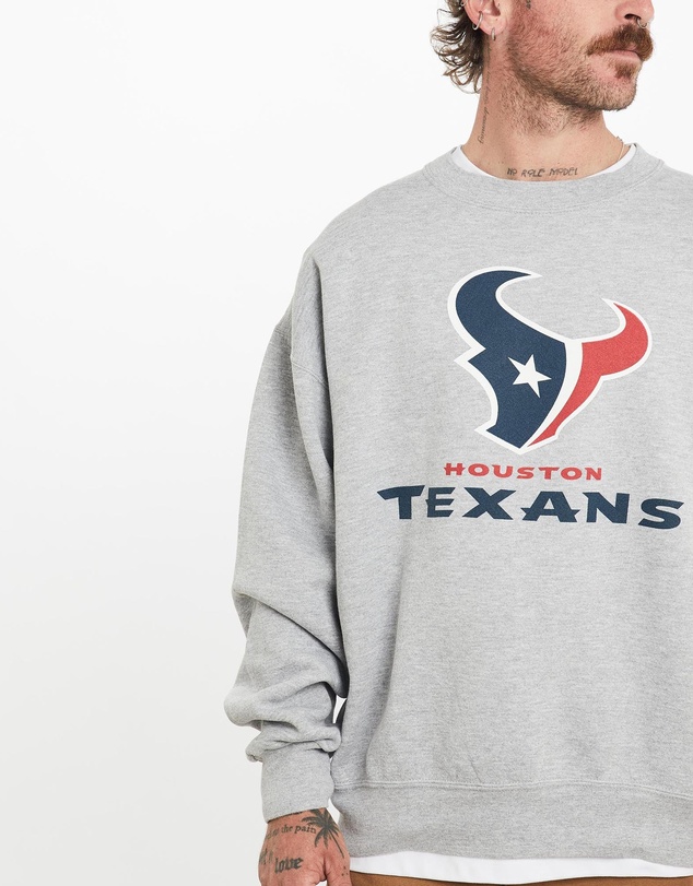 Vintage by The Real Deal - Pre Loved - Vintage NFL Houston Texans Sweatshirt