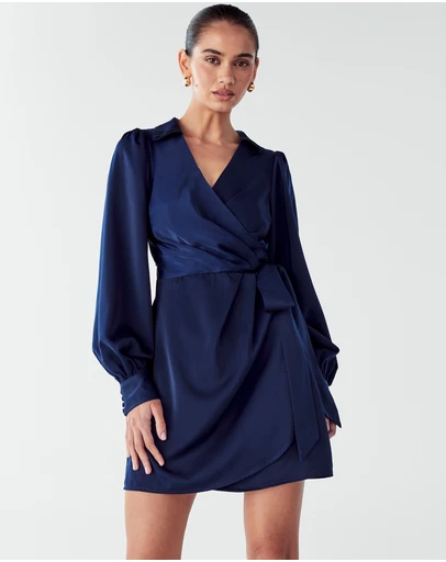 Willa - Pearl Wrap Dress