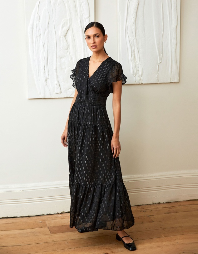 Forcast - Minda Glitter Maxi Dress