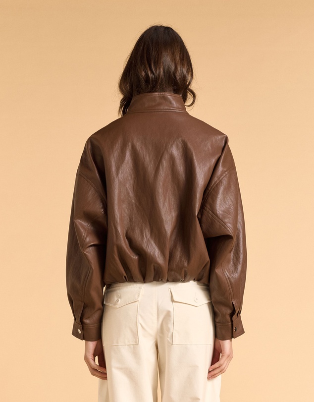 MVN - Soft Faux Leather Jacket