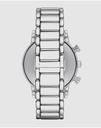 Emporio Armani - Silver Tone Chronograph Watch