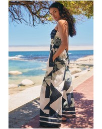 NEXT - Shirred Bandeau Jumpsuit