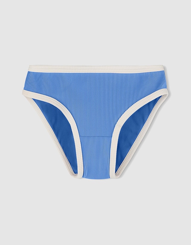 Zulu & Zephyr Mini - Mini Stripe Rib Bikini Bottoms - Kids