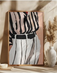 Olive et Oriel - Casual Cool by Treechild Art Print