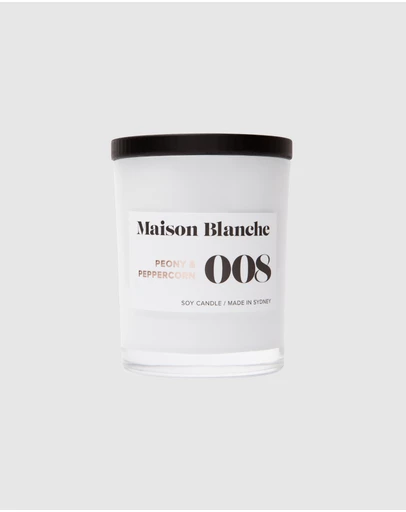 Maison Blanche - 008 Peony & Peppercorn - Medium Candle