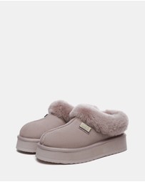 EVERAU - EverAU Ugg Gabri Cow Suede Upper House Shoes
