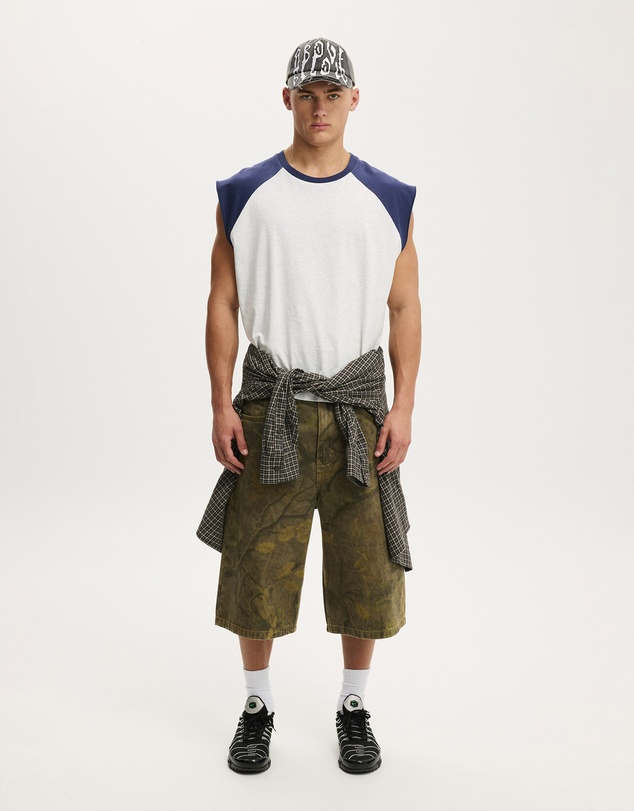 Cotton On - Cropped Fit Muscle