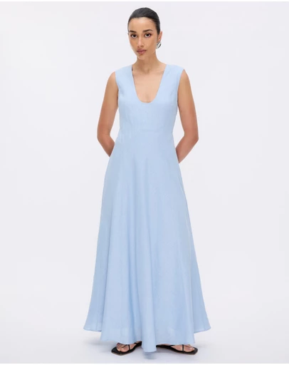 Minima Esenciales - Shiloh Linen Midi Dress