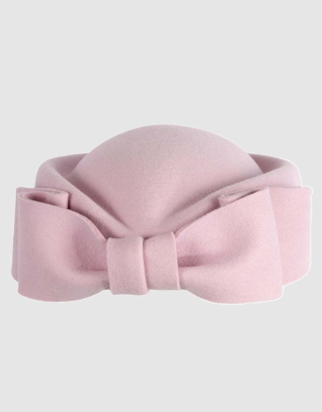 Max Alexander - Felt Pink Pillbox Hat