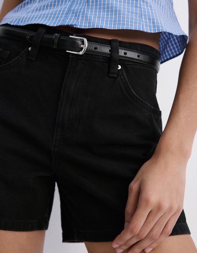 M.N.G - Straight-Fit Denim Shorts