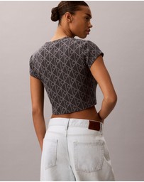 Calvin Klein Jeans - Emblem Logo Baby Tee