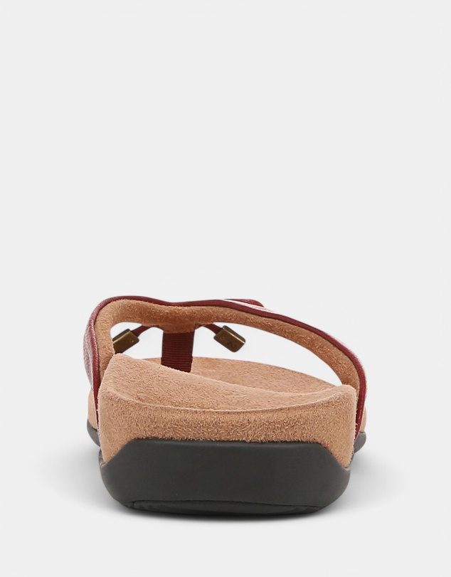 Vionic - Bella Toe Post Sandal - Syrah