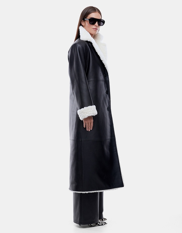 ENA PELLY - Jamie Leather Coat