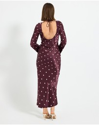 Pasduchas - Rowan Cowl Sleeve Maxi Dress