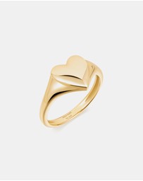 Ania Haie - Gold Love Signet Ring