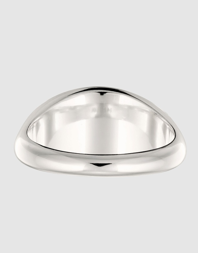 Elli Jewelry - Resin Dome Signet Ring in 925 Silver