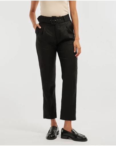 Amelius - Azure Linen Pant