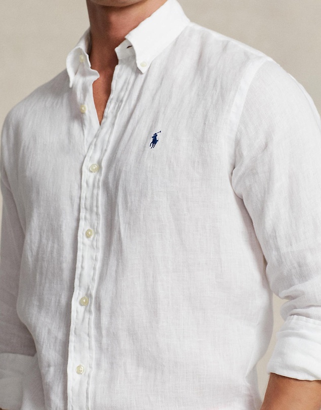 Polo Ralph Lauren - Custom Fit Linen Shirt- ICONIC EXCLUSIVE