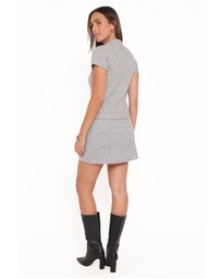 Petal & Pup - Edwards Knit Skirt Set - Grey