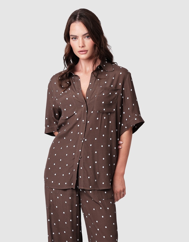 UNE PIECE - Short Sleeve Button-Up Shirt