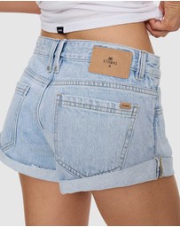 Thrills - Remi Rolled Low-Rise Baggy Shorts