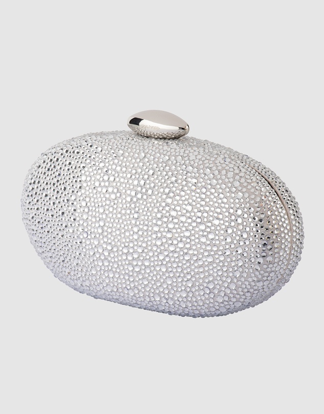 Olga Berg - Meyer Crystal Oval Clutch